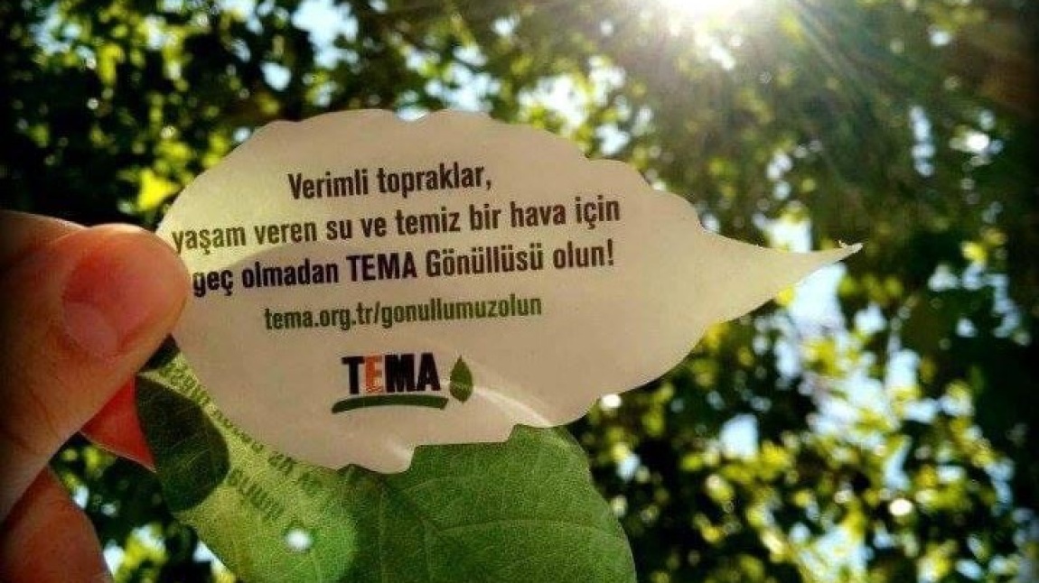 TEMA Gönüllüsü Kartları Dağıtıldı.